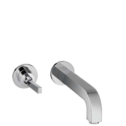 Axor Citterio Wall-Mounted Single-Handle Faucet Trim, 1.2 Gpm In Chrome, 39116001