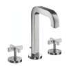 Axor Citterio Widespread Faucet 170 With Cross Handles And Pop-Up Drain, 1.2 Gpm In Chrome, 39133001