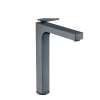 Axor Citterio Single-Hole Faucet 280 With Pop-Up Drain- Rhombic Cut, 1.2 Gpm In Brushed Black Chrome, 39151341