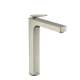 Axor Citterio Single-Hole Faucet 280 With Pop-Up Drain- Rhombic Cut, 1.2 Gpm In Brushed Nickel, 39151821