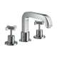 Axor Citterio 3-Hole Roman Tub Set Trim- Cross Handles In Chrome, 39436001
