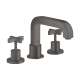 Axor Citterio 3-Hole Roman Tub Set Trim- Cross Handles In Brushed Black Chrome, 39436341
