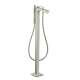 Axor Citterio Freestanding Tub Filler Trim With 1.75 Gpm Handshower In Brushed Nickel, 39440821