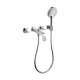 Axor Citterio 3-Hole Wall-Mounted Tub Trim With Handshower, 1.75 Gpm- Lever Handles In Chrome, 39448001