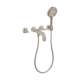 Axor Citterio 3-Hole Wall-Mounted Tub Trim With Handshower, 1.75 Gpm- Lever Handles In Brushed Nickel, 39448821