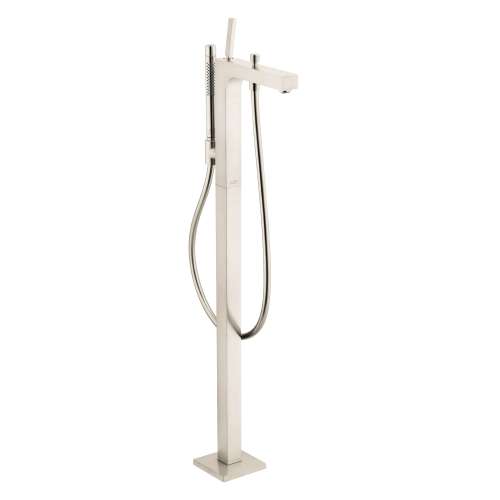 Axor Citterio Freestanding Tub Filler Trim With 1.75 Gpm Handshower In Brushed Nickel, 39460821