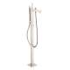 Axor Citterio Freestanding Tub Filler Trim With 1.75 Gpm Handshower In Brushed Nickel, 39460821