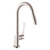 Axor Citterio Higharc Kitchen Faucet 2-Spray Pull-Down, 1.75 Gpm In Stainless Steel Optic, 39835801