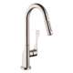 Axor Citterio Prep Kitchen Faucet 2-Spray Pull-Down, 1.75 Gpm In Stainless Steel Optic, 39836801