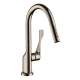 Axor Citterio Prep Kitchen Faucet 2-Spray Pull-Down, 1.75 Gpm In Polished Nickel, 39836831