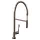 Axor Citterio Semi-Pro Kitchen Faucet 2-Spray, 1.75 Gpm In Brushed Black Chrome, 39840341