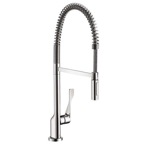 Axor Citterio Semi-Pro Kitchen Faucet 2-Spray, 1.5 Gpm In Chrome, 39841001