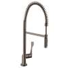 Axor Citterio Semi-Pro Kitchen Faucet 2-Spray, 1.5 Gpm In Brushed Black Chrome, 39841341