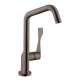 Axor Citterio Kitchen Faucet 1-Spray, 1.5 Gpm In Brushed Black Chrome, 39850341