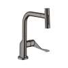 Axor Citterio Kitchen Faucet Select 2-Spray Pull-Out With Sbox, 1.75 Gpm In Brushed Black Chrome, 39862341