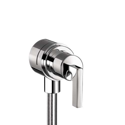 Axor Citterio Wall Outlet With Check Valves And Volume Control, Lever Handle In Chrome, 39882001
