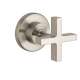 Axor Citterio Volume Control Trim With Cross Handle In Brushed Nickel, 39967821