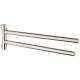 Axor Starck Dual Towel Bar In Brushed Nickel, 40820820