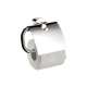Axor Uno Toilet Paper Holder With Cover In Chrome, 41538000
