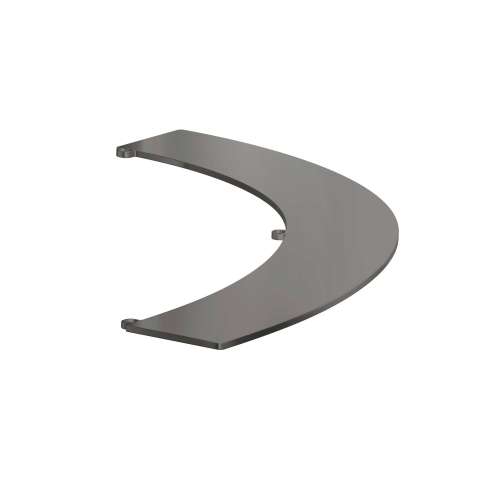 Axor Suite Tubs Shelf In Polished Black Chrome, 42006330