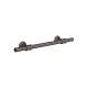 Axor Montreux Towel Bar 12" In Brushed Black Chrome, 42030340
