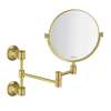 Axor Montreux Shaving Mirror In Brushed Gold Optic, 42090250