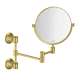 Axor Montreux Shaving Mirror In Brushed Gold Optic, 42090250