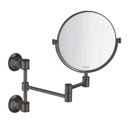 Axor Montreux Shaving Mirror In Brushed Black Chrome, 42090340