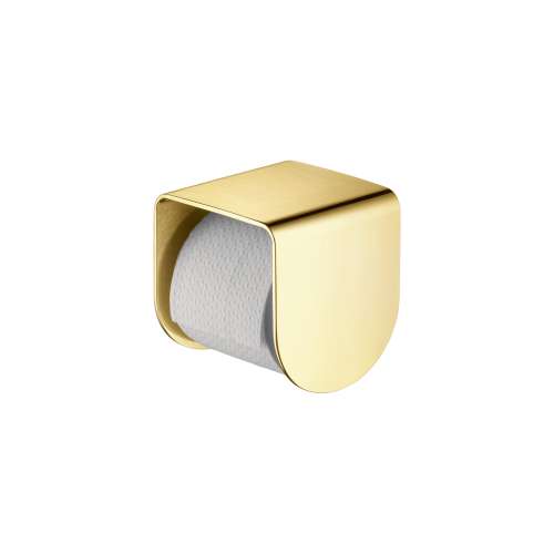 Axor Universal Softsquare Toilet Paper Holder In Brushed Gold Optic, 42436250