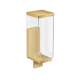 Axor Universal Rectangular Soap Dispenser In Brushed Gold Optic, 42610250