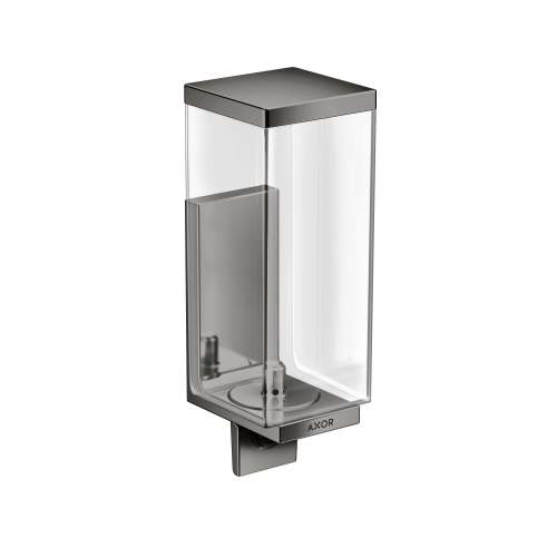 Axor Universal Rectangular Soap Dispenser In Polished Black Chrome, 42610330