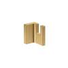Axor Universal Rectangular Towel Hook In Brushed Gold Optic, 42611250
