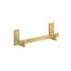 Axor Universal Rectangular Towel Bar, 12" In Brushed Gold Optic, 42613250