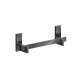 Axor Universal Rectangular Towel Bar, 12" In Polished Black Chrome, 42613330