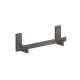 Axor Universal Rectangular Towel Bar, 12" In Brushed Black Chrome, 42613340