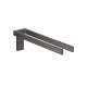 Axor Universal Rectangular Towel Holder Twin-Handle In Brushed Black Chrome, 42622340