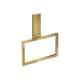 Axor Universal Rectangular Towel Ring In Polished Gold Optic, 42623990