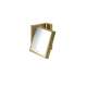 Axor Universal Rectangular Shaving Mirror In Polished Gold Optic, 42649990