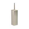 Axor Universal Rectangular Toilet Brush Holder, Wall-Mounted In Brushed Nickel, 42655820