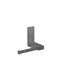 Axor Universal Rectangular Toilet Paper Holder In Brushed Black Chrome, 42656340