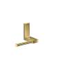 Axor Universal Rectangular Toilet Paper Holder In Polished Gold Optic, 42656990