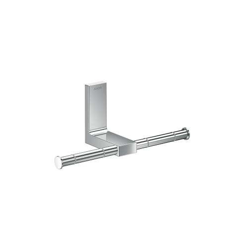 Axor Universal Rectangular Toilet Paper Holder Double In Chrome, 42657000
