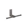Axor Universal Rectangular Toilet Paper Holder Double In Brushed Black Chrome, 42657340