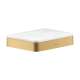 Axor Universal Softsquare Soap Dish In Brushed Gold Optic, 42803250