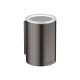Axor Universal Circular Toothbrush Tumbler In Brushed Black Chrome, 42804340