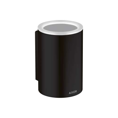 Axor Universal Circular Toothbrush Tumbler In Matte Black, 42804670