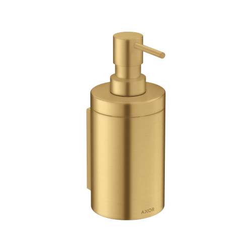 Axor Universal Circular Soap Dispenser In Brushed Gold Optic, 42810250