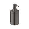 Axor Universal Circular Soap Dispenser In Brushed Black Chrome, 42810340