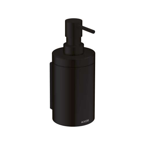 Axor Universal Circular Soap Dispenser In Matte Black, 42810670