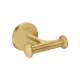 Axor Universal Circular Double Hook In Brushed Gold Optic, 42812250